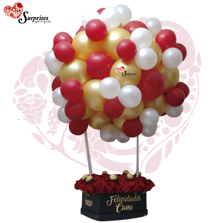 Set de Globos de Helio Personalizados Éxito - Globos de Helio a Domicilio