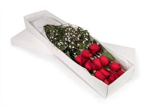 caja de rosas a domicilio